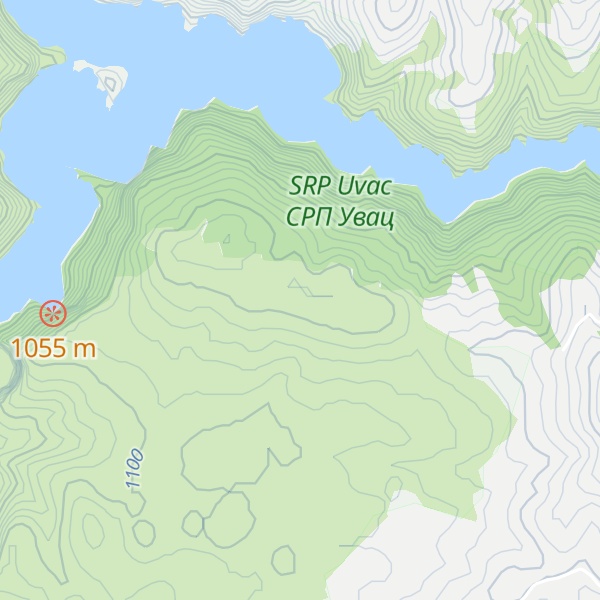 Map of Mljekuša