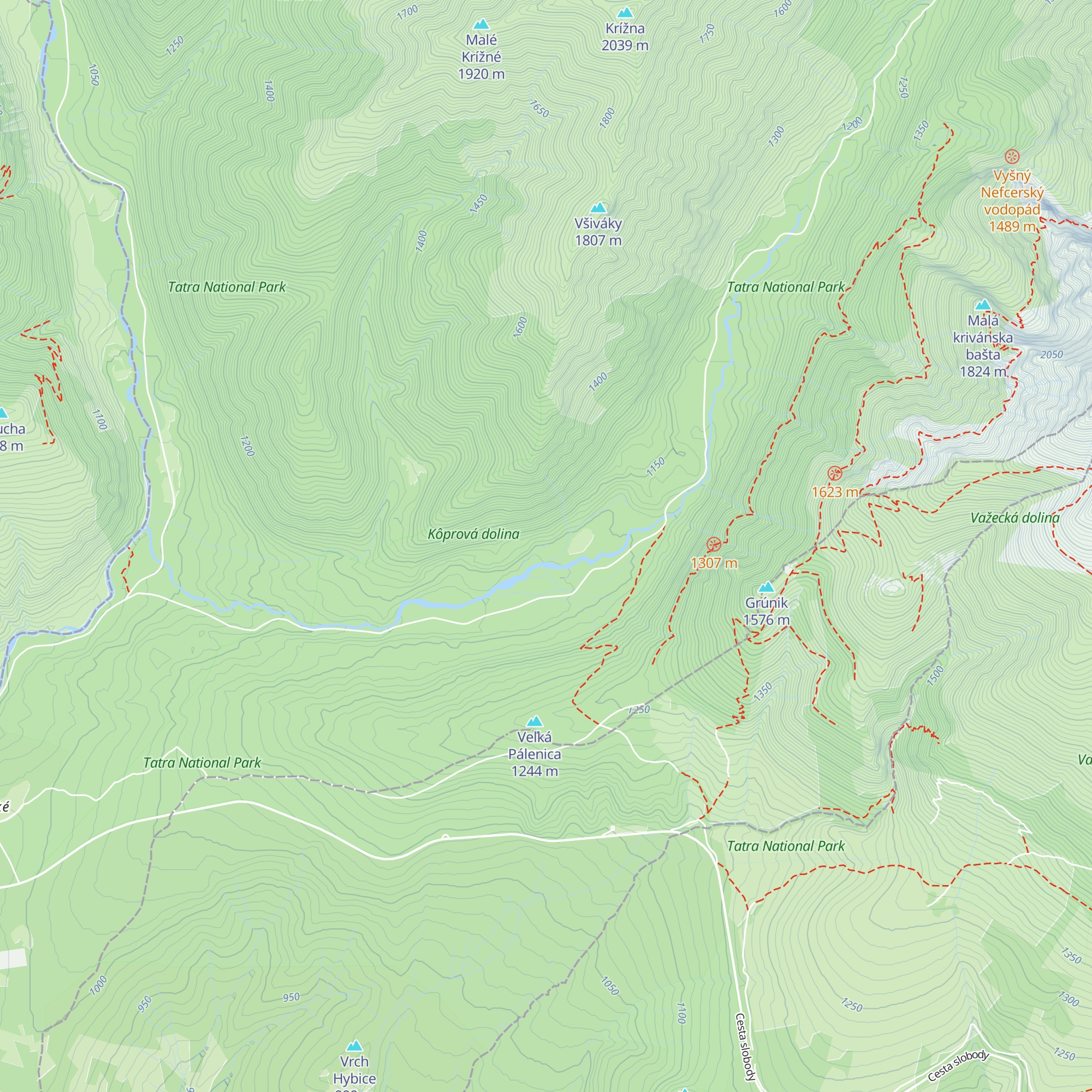 Koniarka map