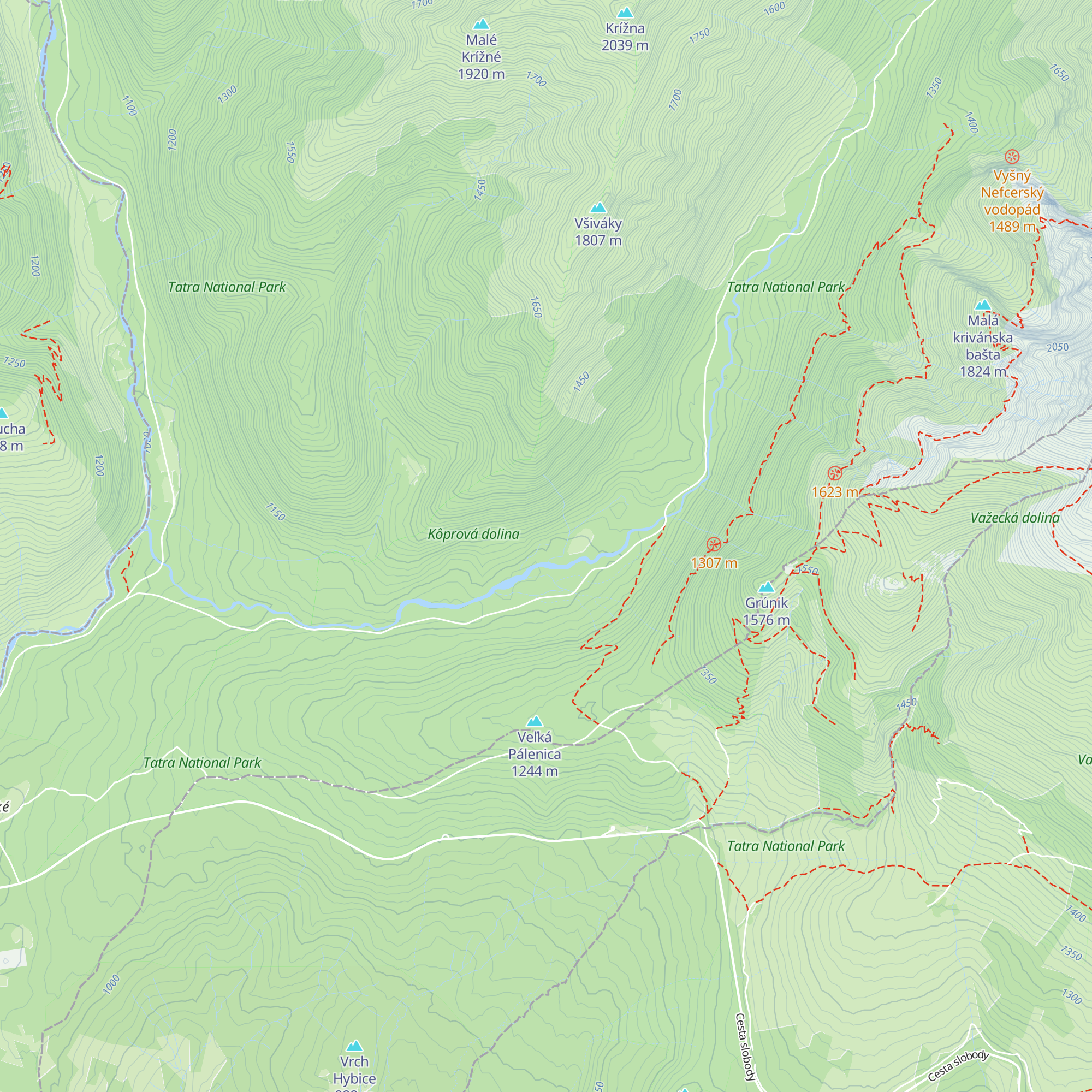 Koniarka map