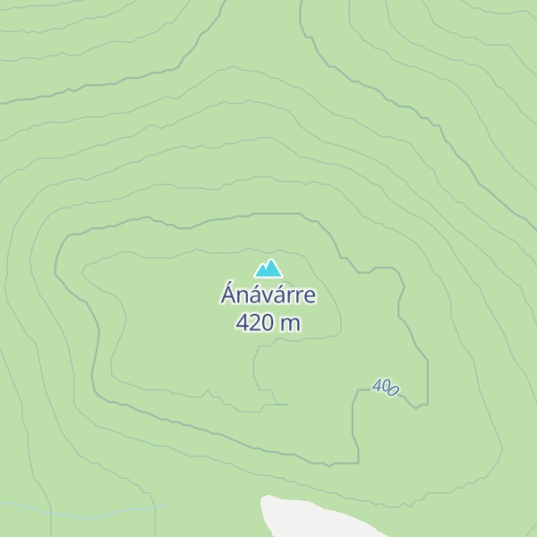Map of Ánávárre