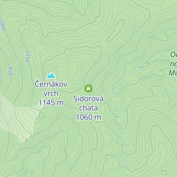 Map of Sidorová chata
