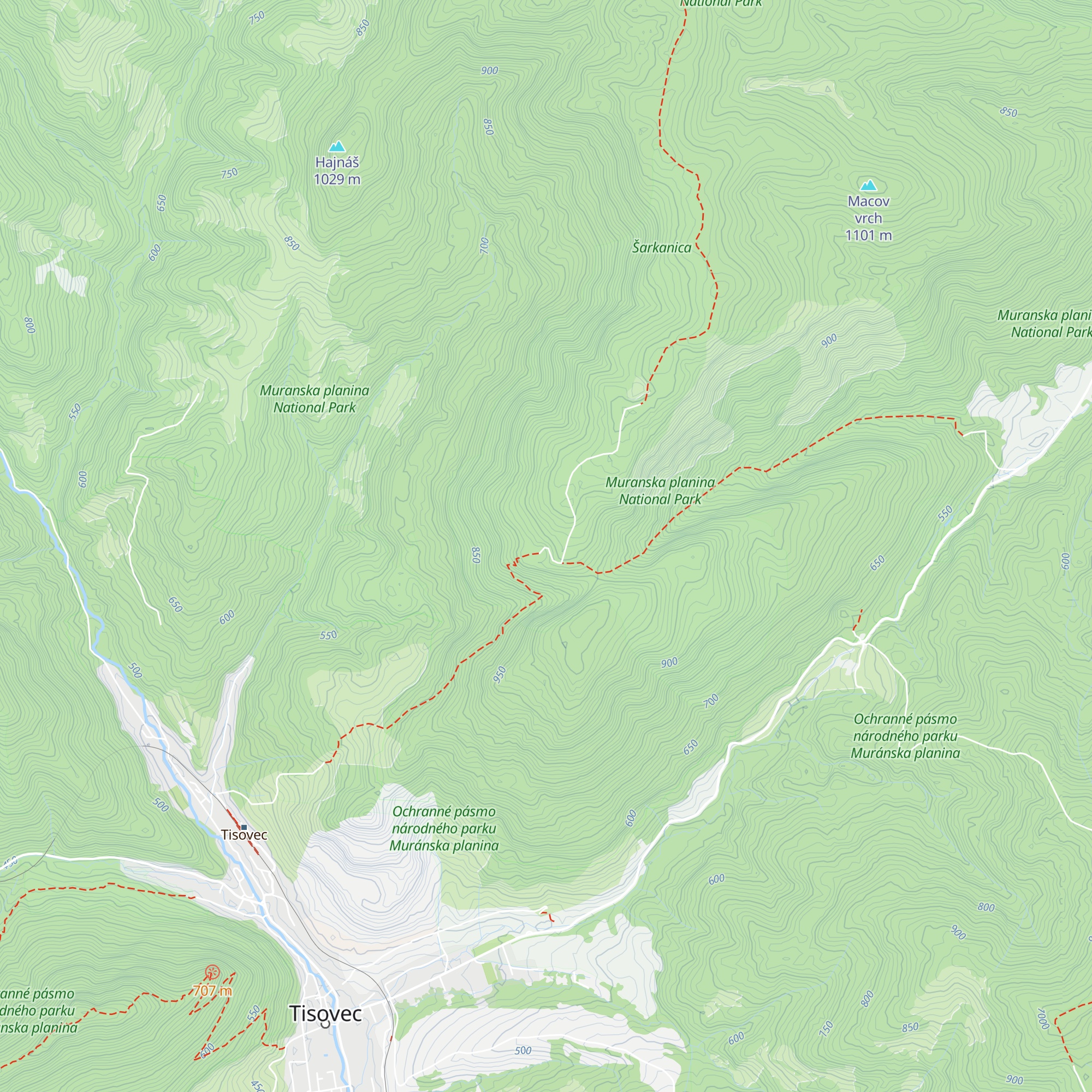 Chata Voniaca map