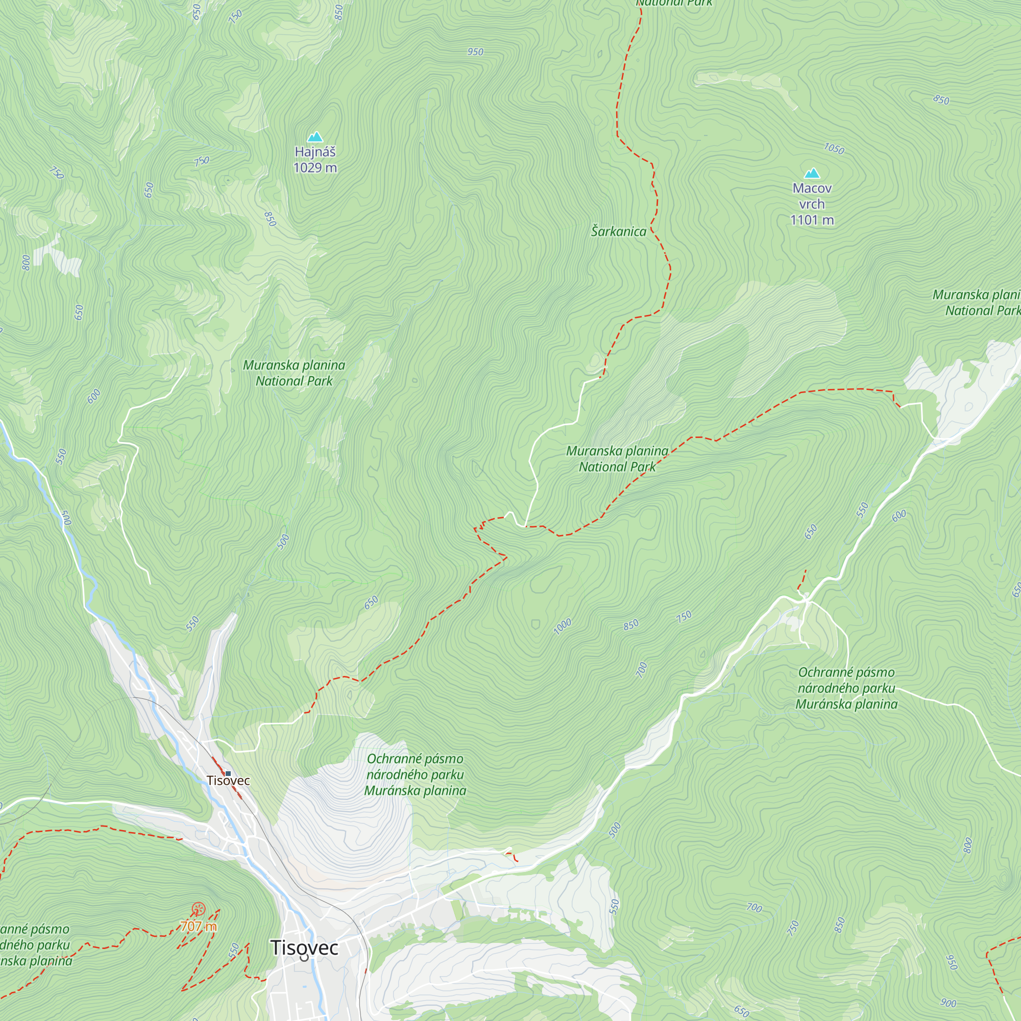 Chata Voniaca map