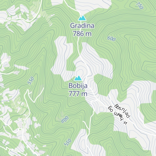 Map of Bobija