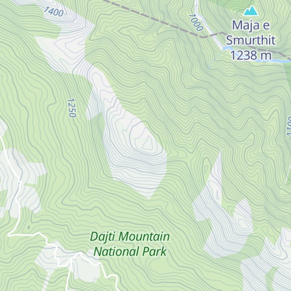 Map of Maja e Kollçit