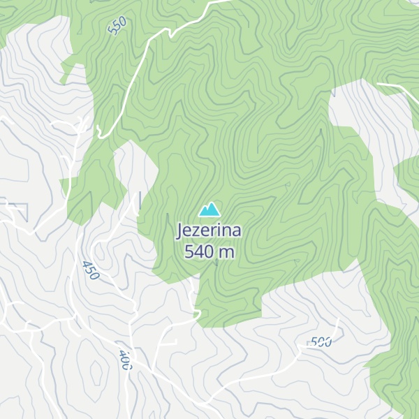 Map of Jezerina