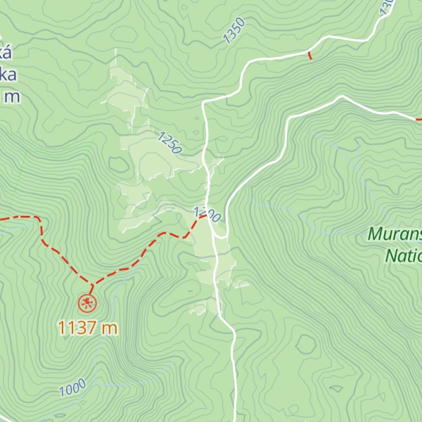 Map of Nižná Kľaková