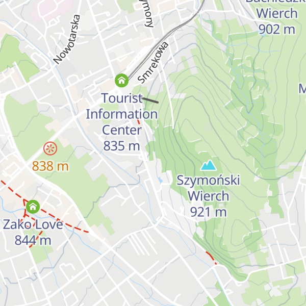 Map of Chata Zbójnicka