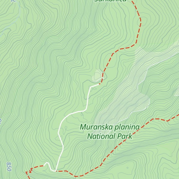 Map of Šarkanica