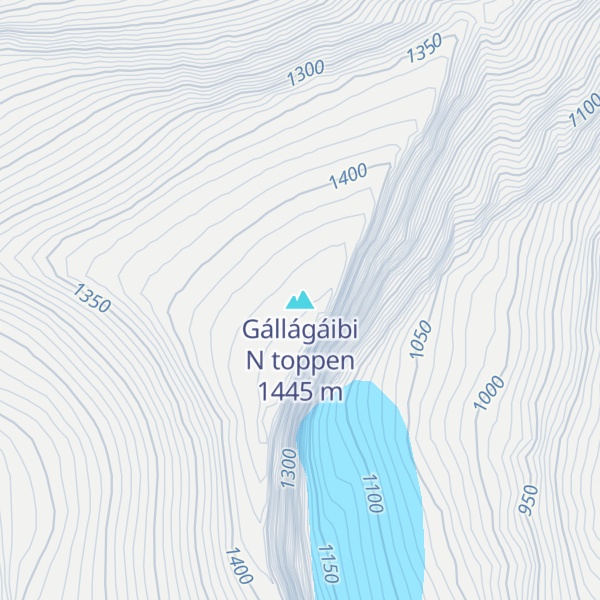 Map of Gállágáibi N toppen