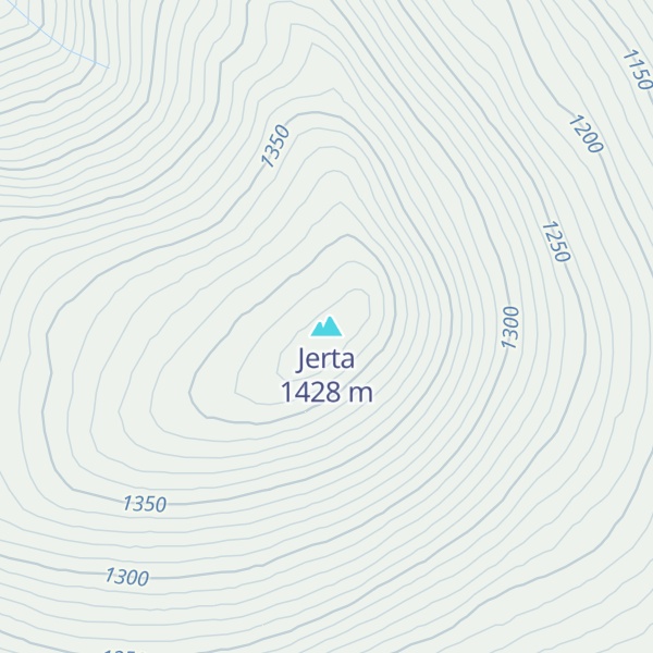 Map of Jerta