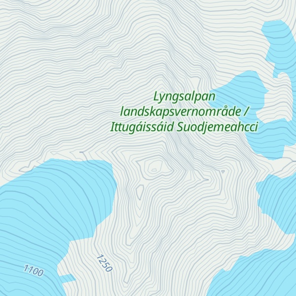 Map of Trollvasstinden