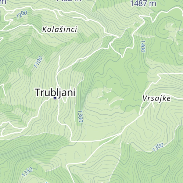 Map of Buckov krš