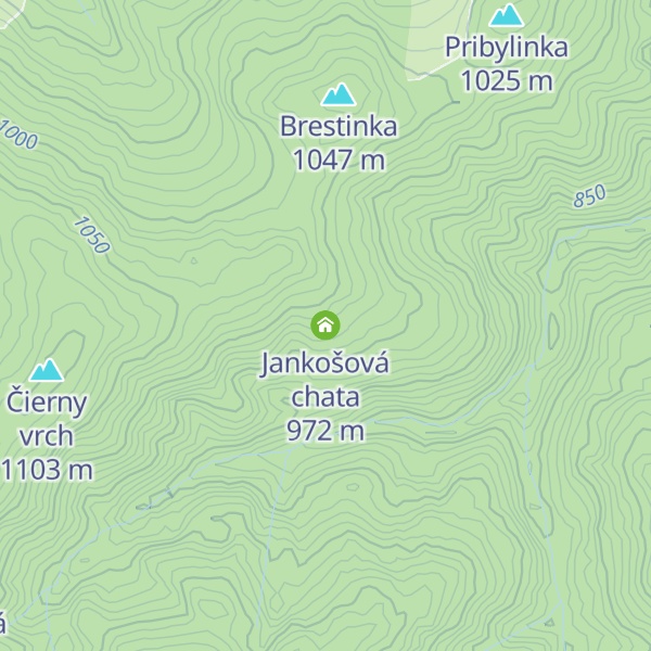 Map of Jankošová chata