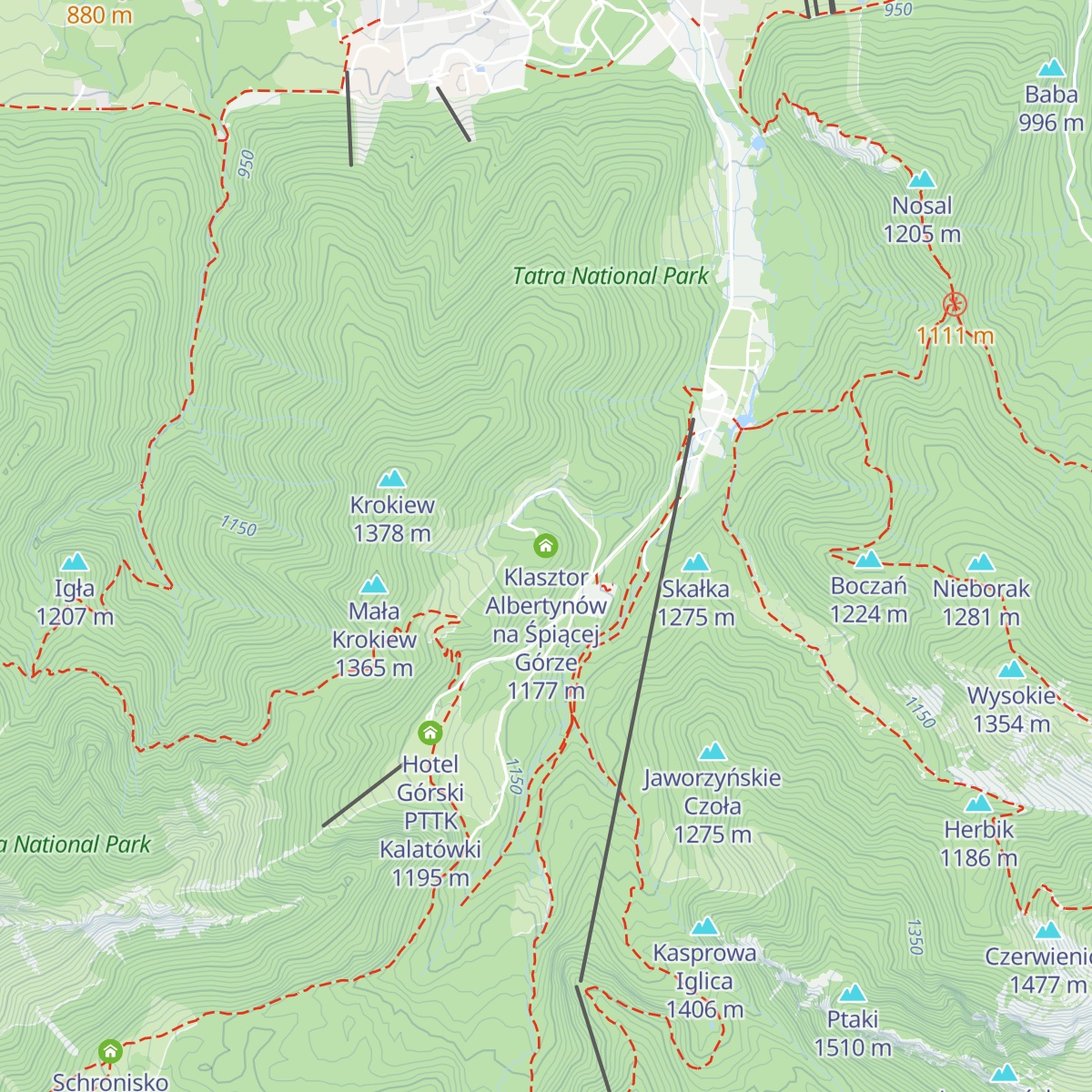 Klasztor Albertynów na Śpiącej Górze map