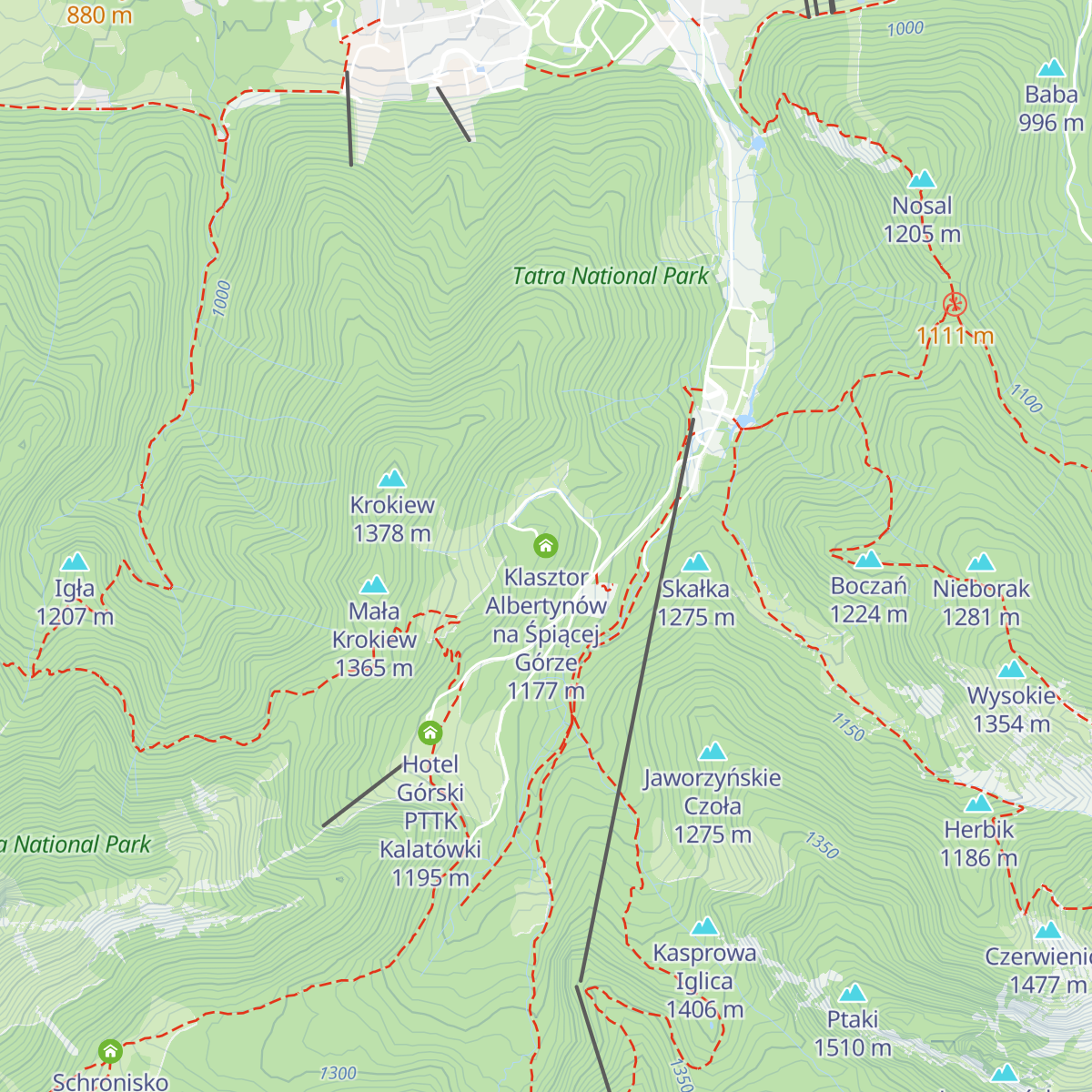 Klasztor Albertynów na Śpiącej Górze map