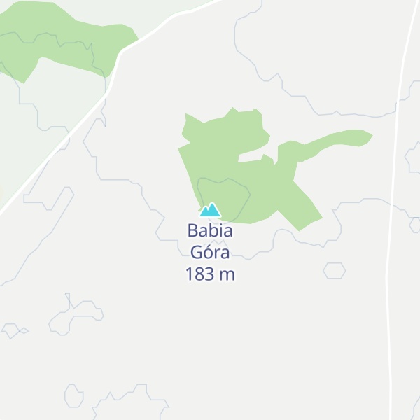 Map of Babia Góra
