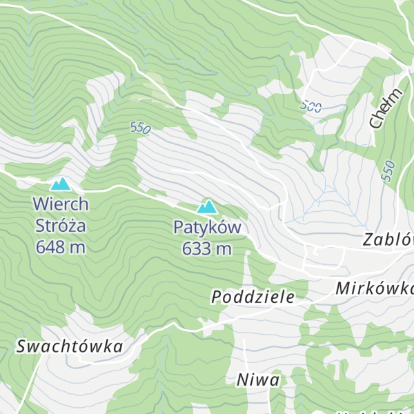 Map of Patyków