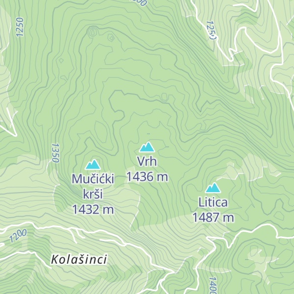 Map of Vrh