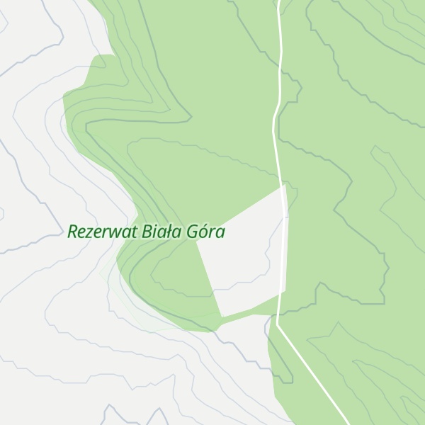 Map of Biała Góra