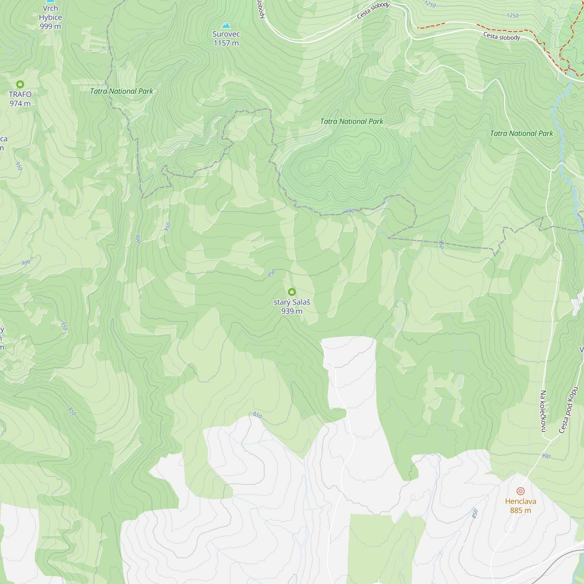starý Salaš map