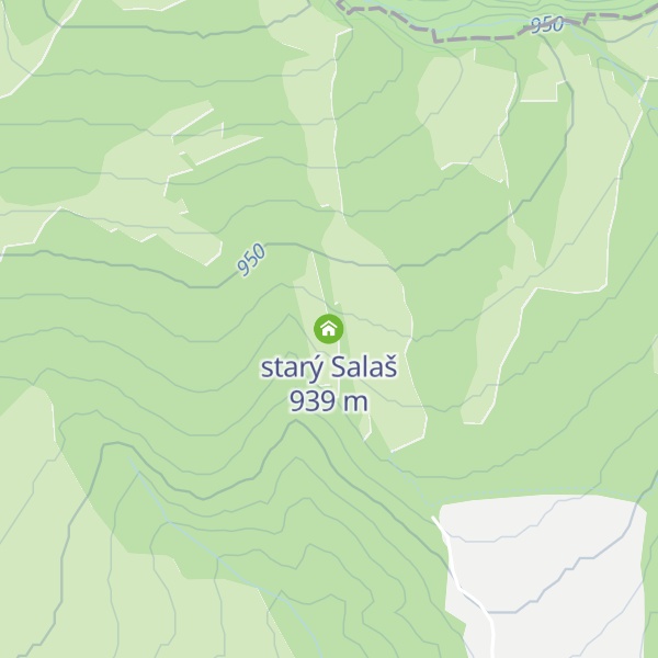 Map of starý Salaš