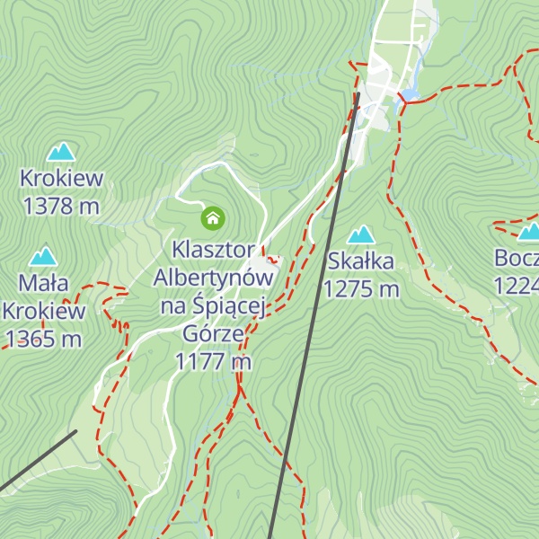 Map of Klasztor Albertynek na Kalatówkach