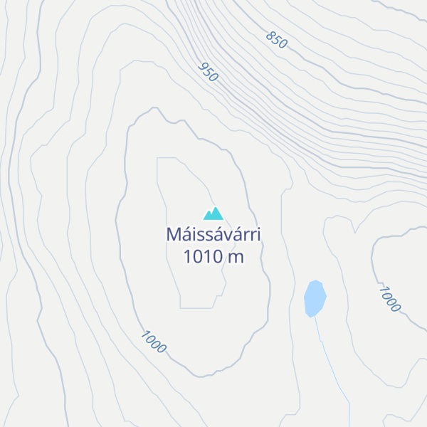 Map of Máissávárri