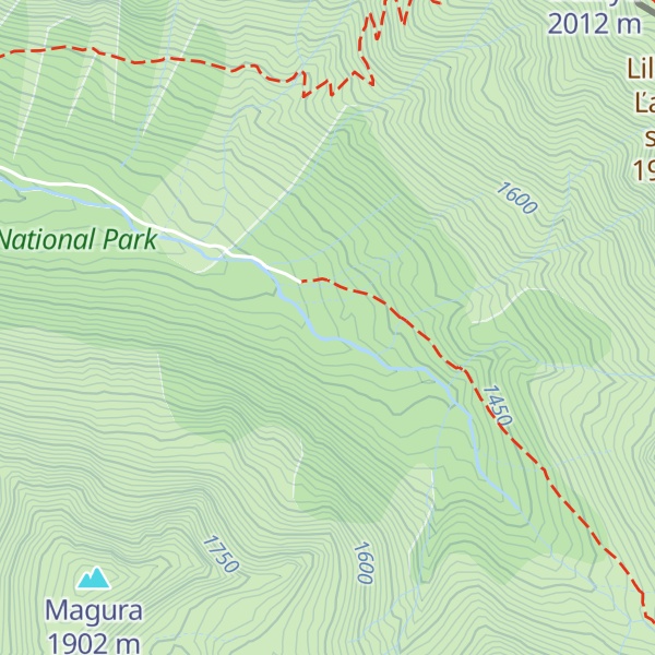 Map of Chata Zadná Tichá