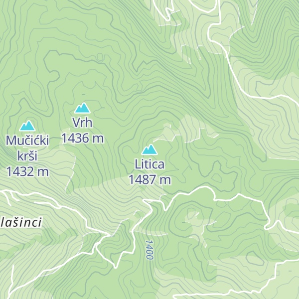 Map of Litica