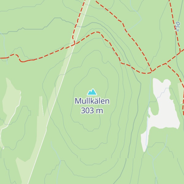 Map of Mullkälen