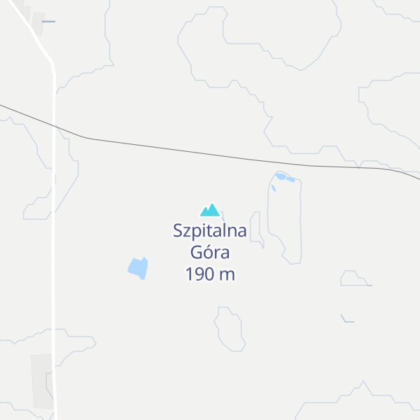 Map of Szpitalna Góra