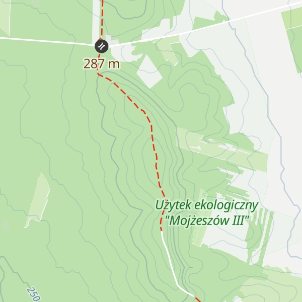 Map of Kozłowa Góra
