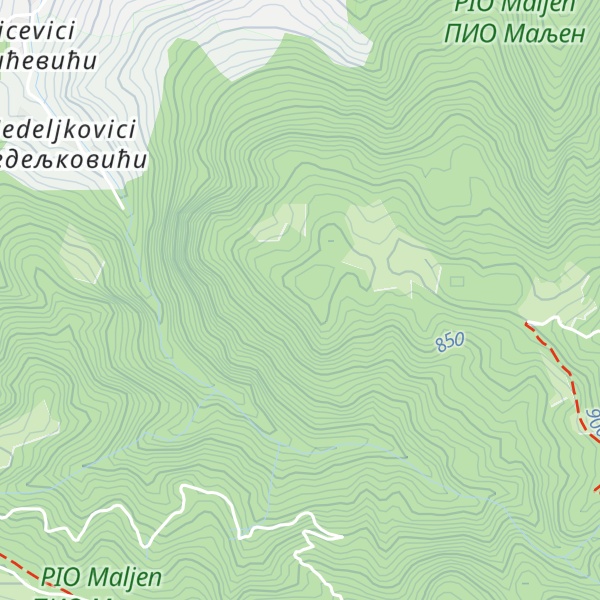 Map of Blagulja