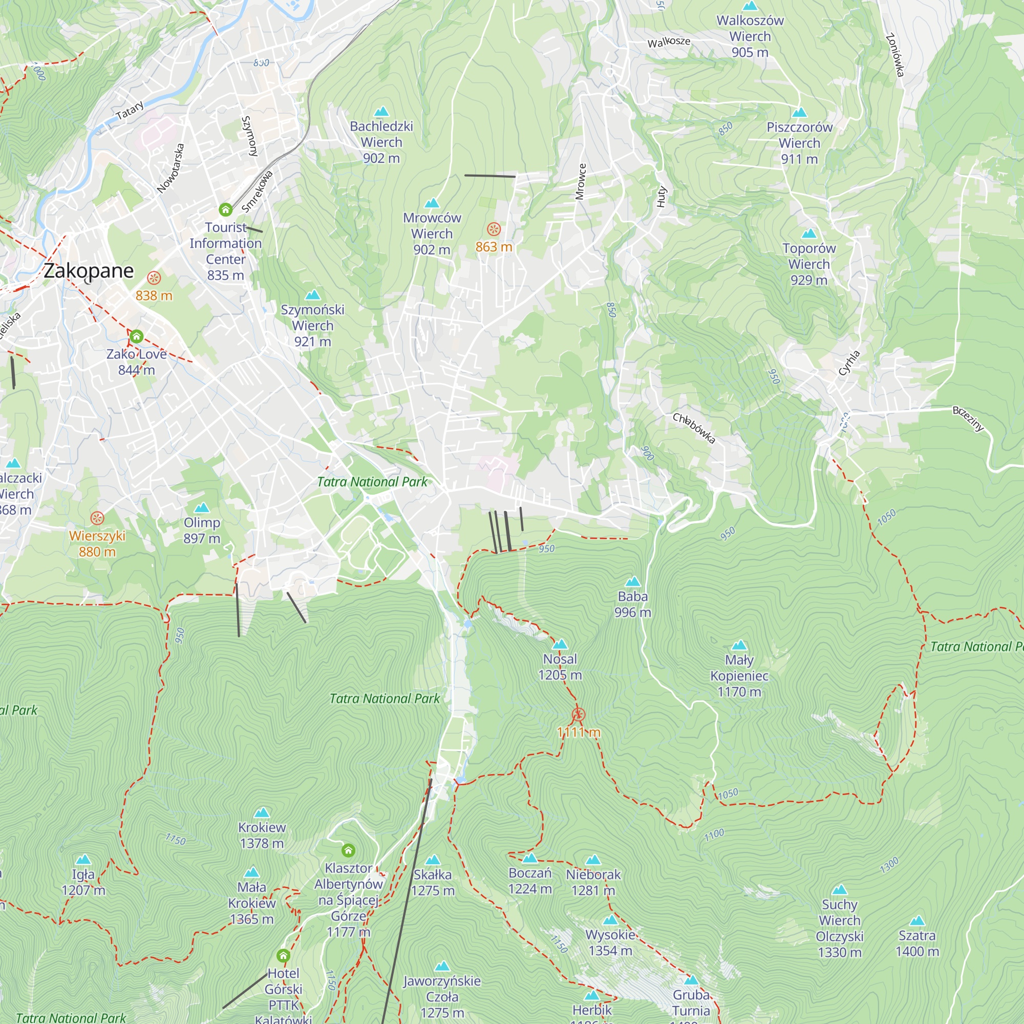 Karczma Nosal map