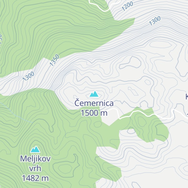 Map of Čemernica