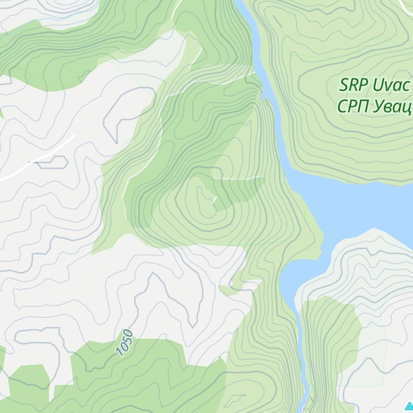 Map of Čuvilje