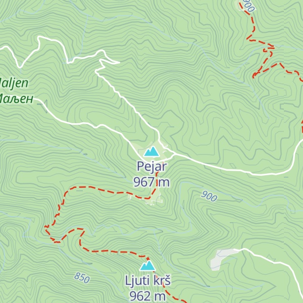 Map of Pejar