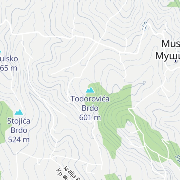 Map of Todorovića Brdo