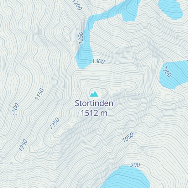 Map of Stortinden
