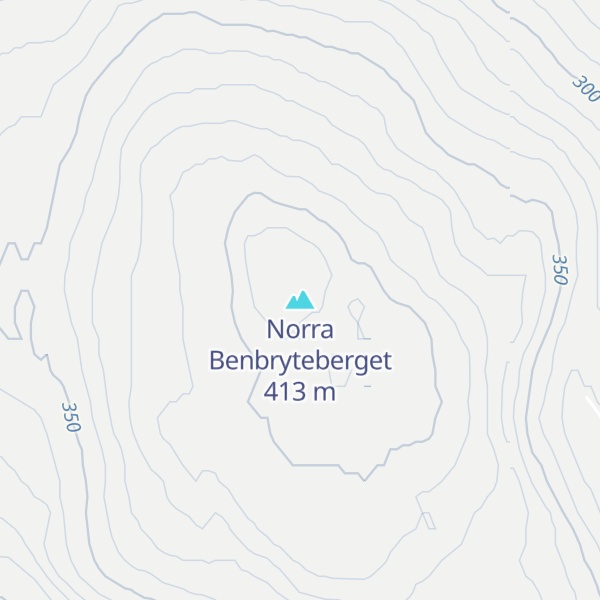 Map of Norra Benbryteberget