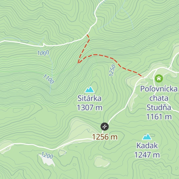 Map of Sitárka