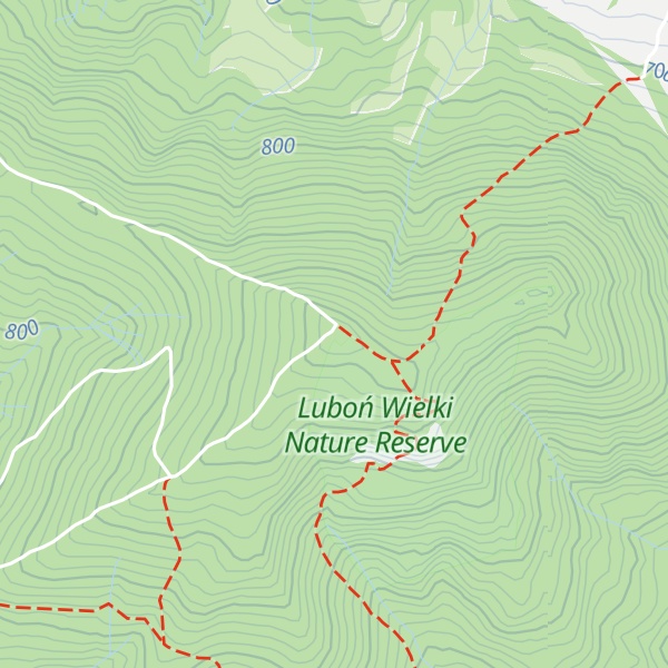 Map of Luboń Wielki