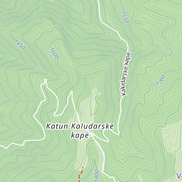 Map of Anđića glava