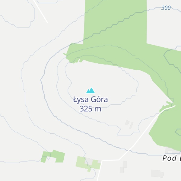 Map of Łysa Góra