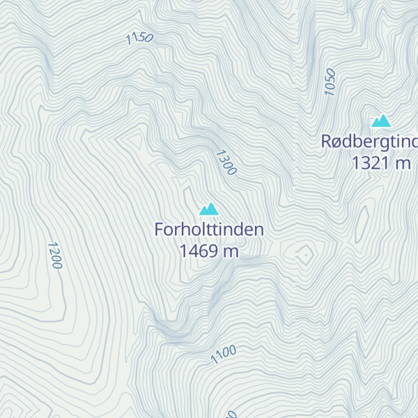 Map of Forholttinden