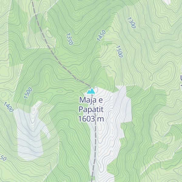 Map of Maja e Papatit