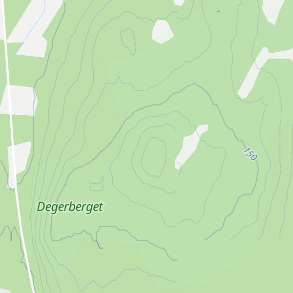 Map of Degerberget
