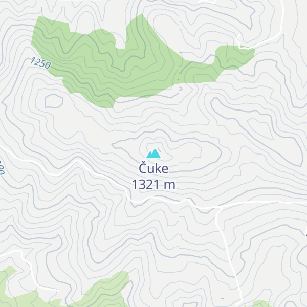 Map of Čuke