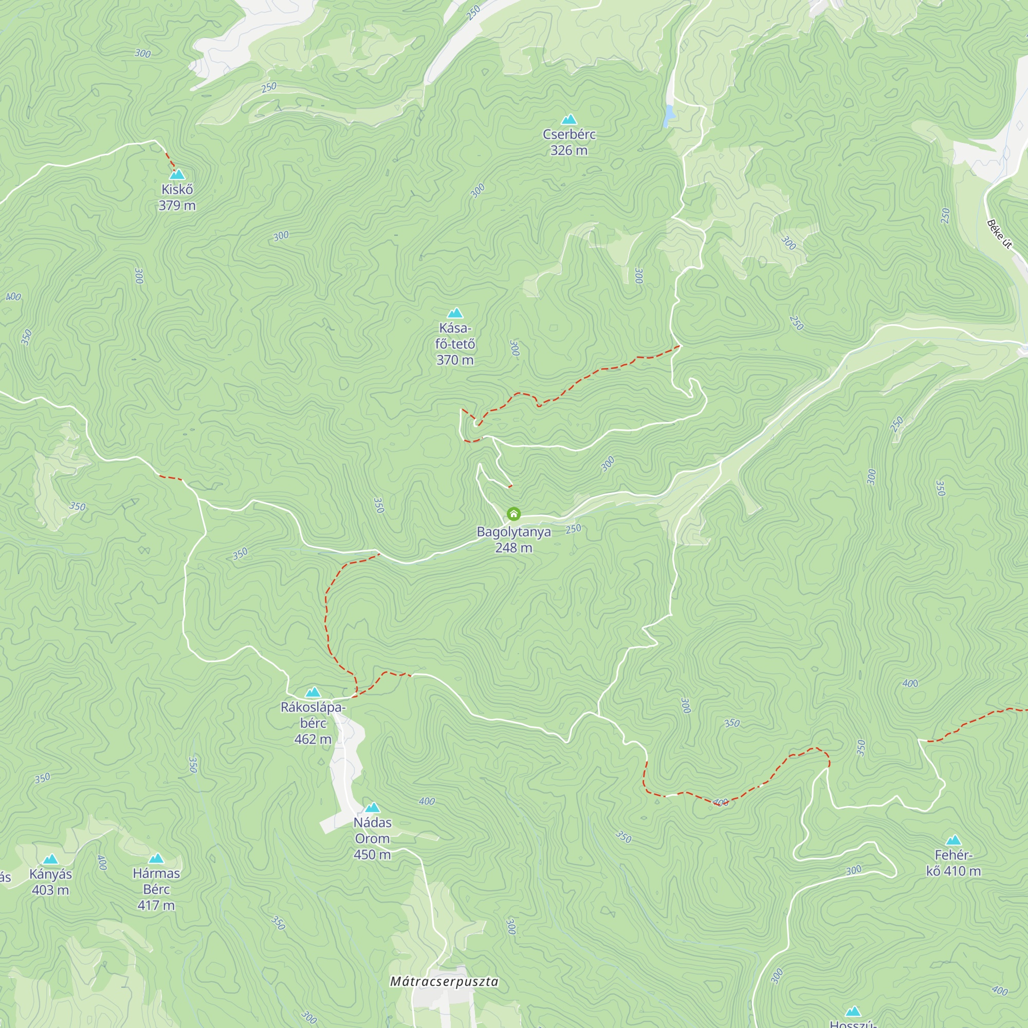 Bagolytanya map